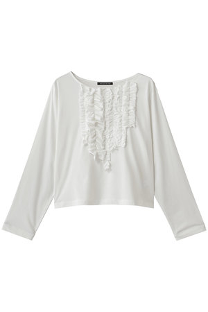 ミズイロインド/mizuiro indのfrill P/O T Tシャツ(110100/110103)