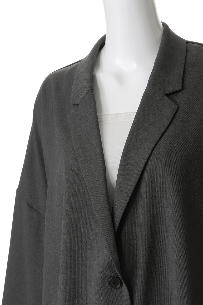 24年♡タグ付✨ミズイロインド Tailored Shirt JK ネイビー 24年♡タグ