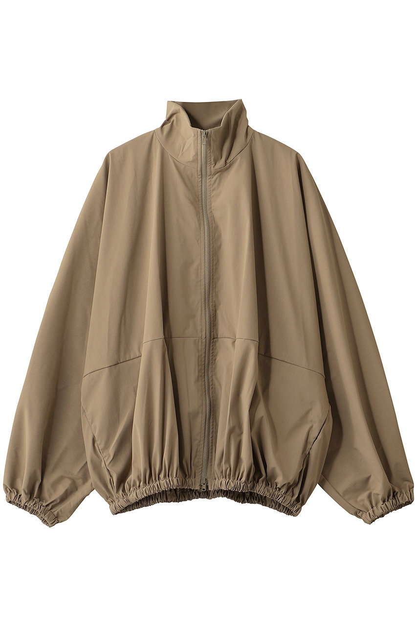 ミズイロインド/mizuiro indのhigh neck zip blouson ブルゾン(beige/3-270080)