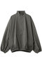 high neck zip blouson ブルゾン ミズイロインド/mizuiro ind gray