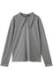 long colalr long slv P/O プルオーバー ミズイロインド/mizuiro ind gray