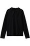 long colalr long slv P/O プルオーバー ミズイロインド/mizuiro ind black
