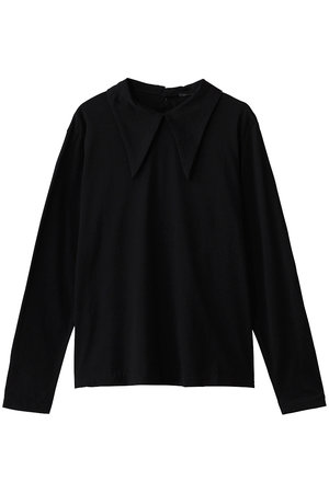 ミズイロインド/mizuiro indのlong colalr long slv P/O プルオーバー(110100/110103)
