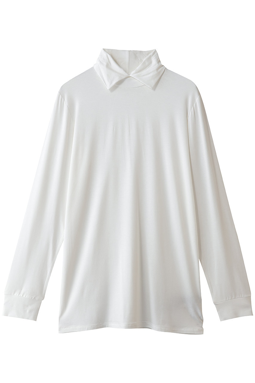 ミズイロインド/mizuiro indのshirt collar P/O プルオーバー(off white/3-210077)