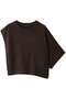 asymmetry crew neck P/O プルオーバー ミズイロインド/mizuiro ind brown