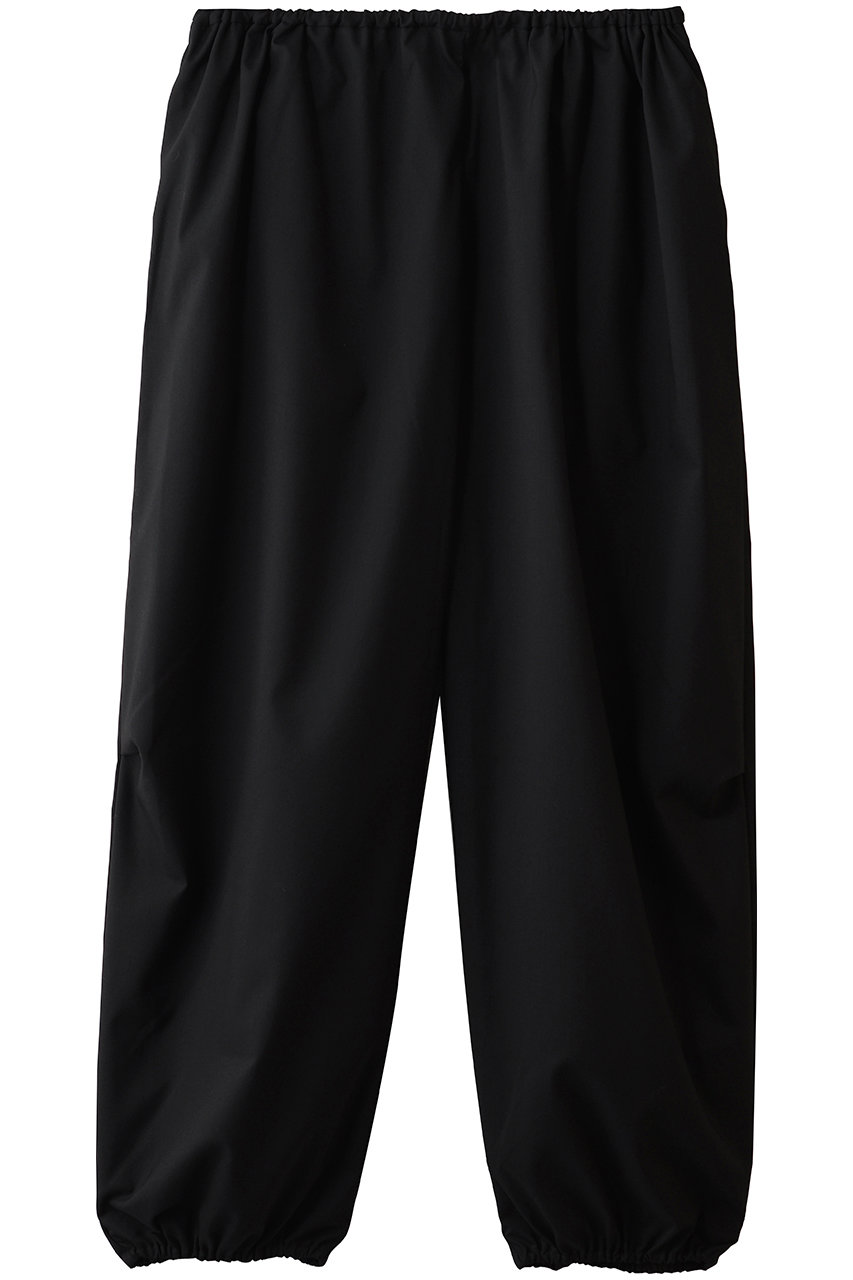 ミズイロインド/mizuiro indのstripe volume easy PT パンツ(black/3-260101)