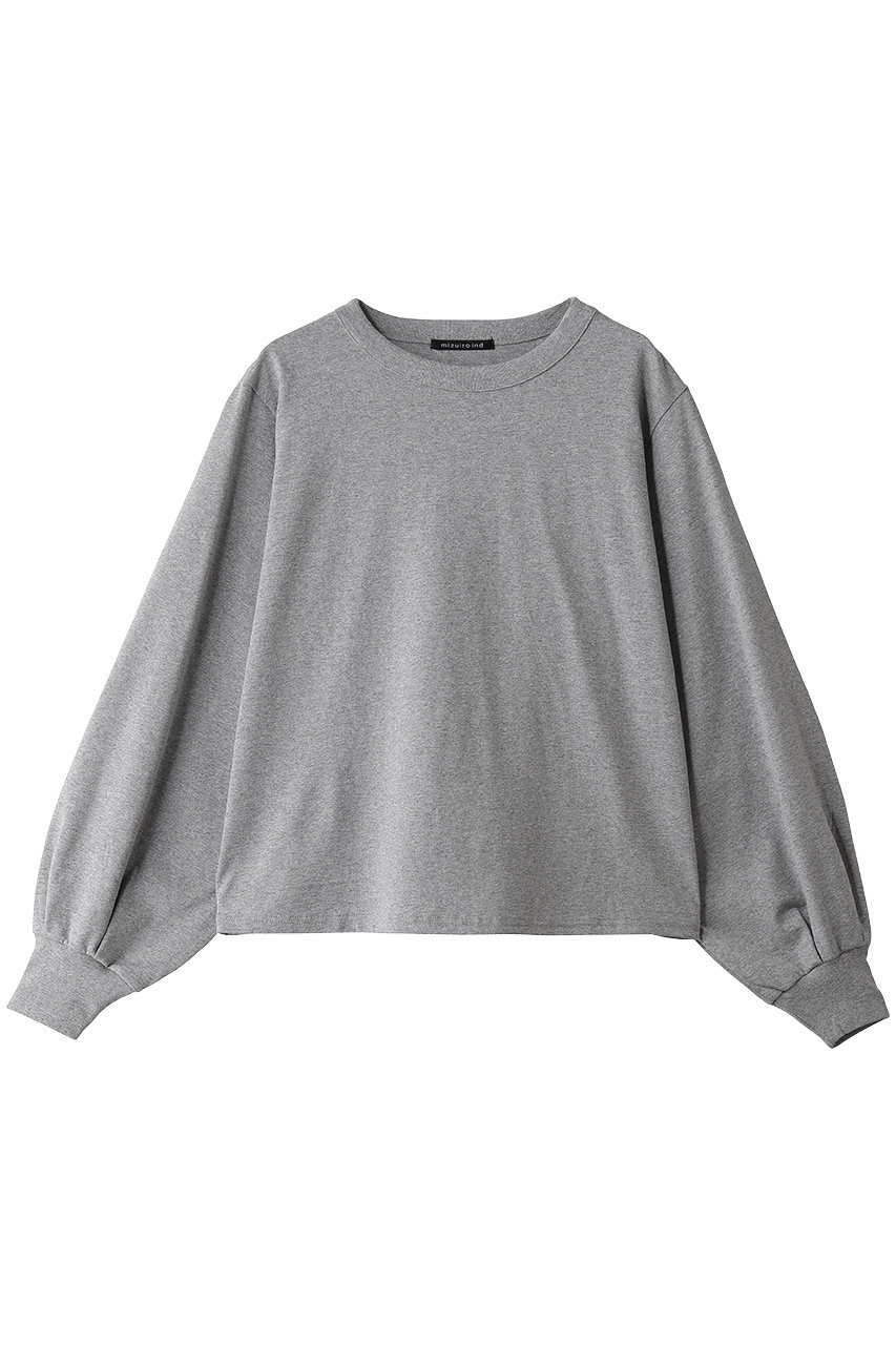 ミズイロインド/mizuiro indのpuff slv long T Tシャツ(gray/3-210078)