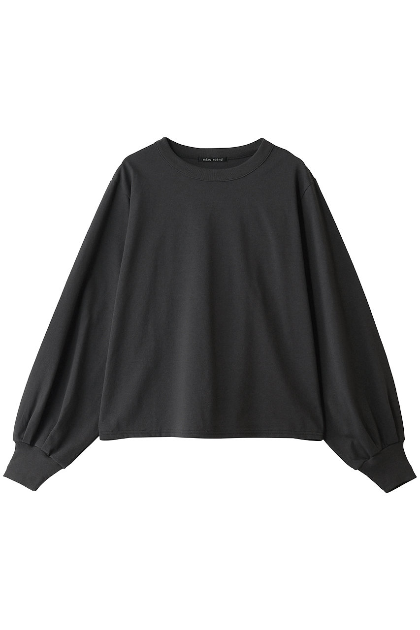 ミズイロインド/mizuiro indのpuff slv long T Tシャツ(d.gray/3-210078)