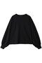 puff slv long T Tシャツ ミズイロインド/mizuiro ind black