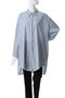 stripe box cut shirt シャツ ミズイロインド/mizuiro ind