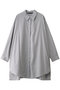 stripe box cut shirt シャツ ミズイロインド/mizuiro ind gray