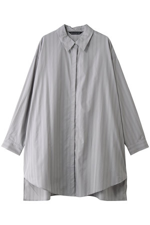 ミズイロインド/mizuiro indのstripe box cut shirt シャツ(110400/110403)