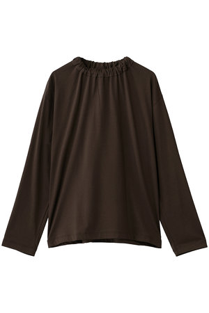 ミズイロインド/mizuiro indのgather high neck P/O プルオーバー(110100/110103)