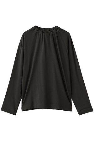 ミズイロインド/mizuiro indのgather high neck P/O プルオーバー(110100/110103)