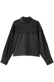 lace yoke high neck shirt シャツ
