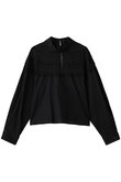 lace yoke high neck shirt シャツ
