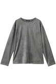 pique long slv crew neck T Tシャツ