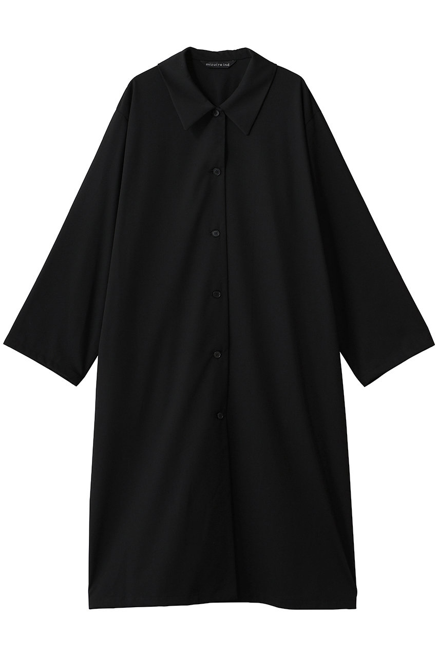 mizuiro ind shirt OP coat コート (black, F) ミズイロインド ELLE SHOP