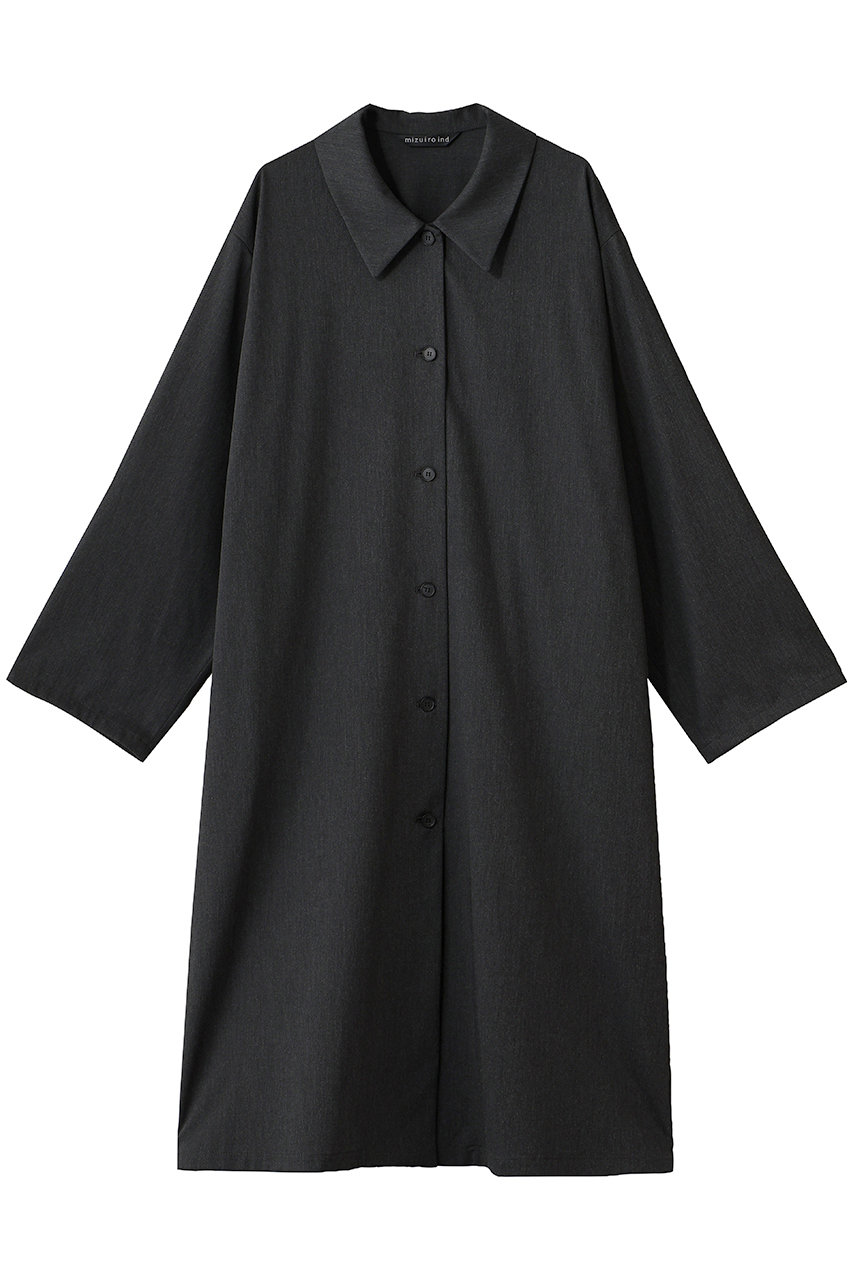 mizuiro ind shirt OP coat コート (c.gray, F) ミズイロインド ELLE SHOP
