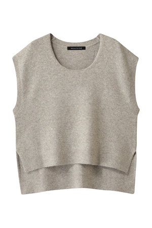 ミズイロインド/mizuiro indのU neck vest ベスト(110300/110301)