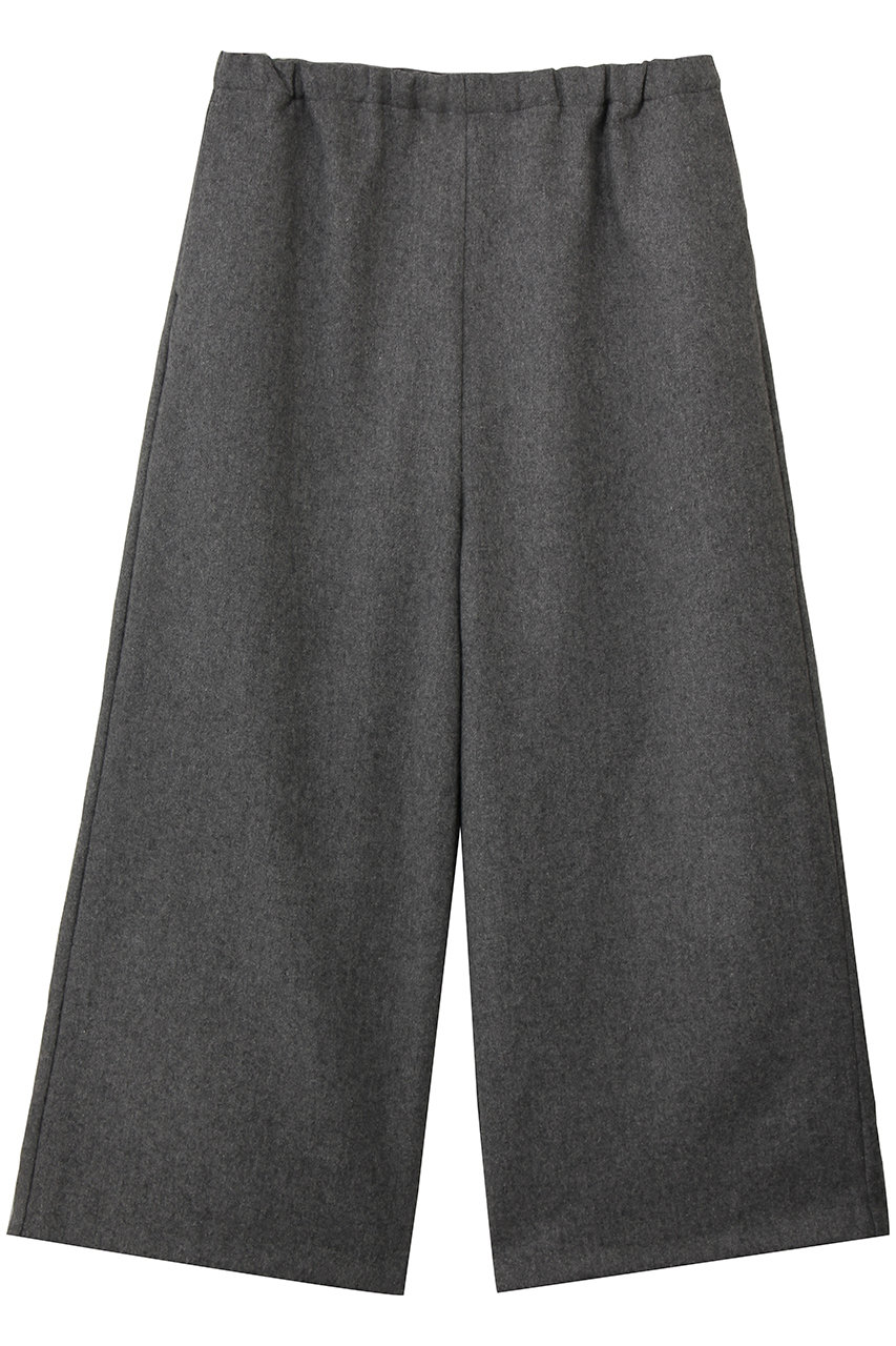 mizuiro ind wool wide easy PT パンツ (gray, F) ミズイロインド ELLE SHOP