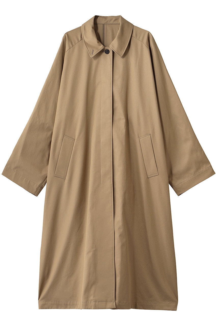 mizuiro ind soutien collar coat コート (beige, F) ミズイロインド ELLE SHOP
