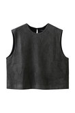 velour print vest ベスト