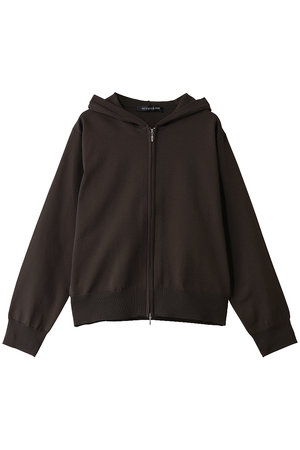 ミズイロインド/mizuiro indのhooded zip knit ニット(110300/110304)