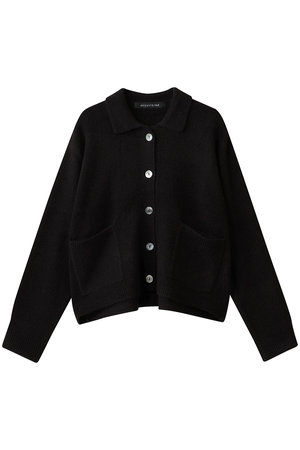 ミズイロインド/mizuiro indのhigh neck shirt collar short C/D カーディガン(110300/110303)