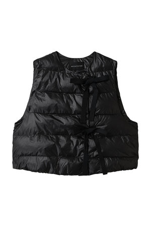 ミズイロインド/mizuiro indのquilt ribbon vest ベスト(110800/110806)