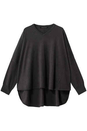 ミズイロインド/mizuiro indのV neck cocoon P/O プルオーバー(110300/110301)