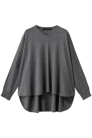 ミズイロインド/mizuiro indのV neck cocoon P/O プルオーバー(110300/110301)