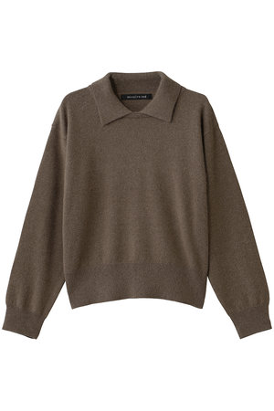 ミズイロインド/mizuiro indのhigh gauze P/O with collar プルオーバー(110300/110301)