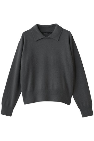 ミズイロインド/mizuiro indのhigh gauze P/O with collar プルオーバー(110300/110301)