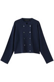 stand collar double breasted C/D カーディガン