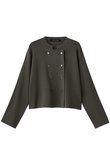 stand collar double breasted C/D カーディガン