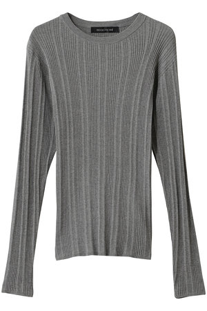 ミズイロインド/mizuiro indのcrew neck rib P/O プルオーバー(110400/110402)
