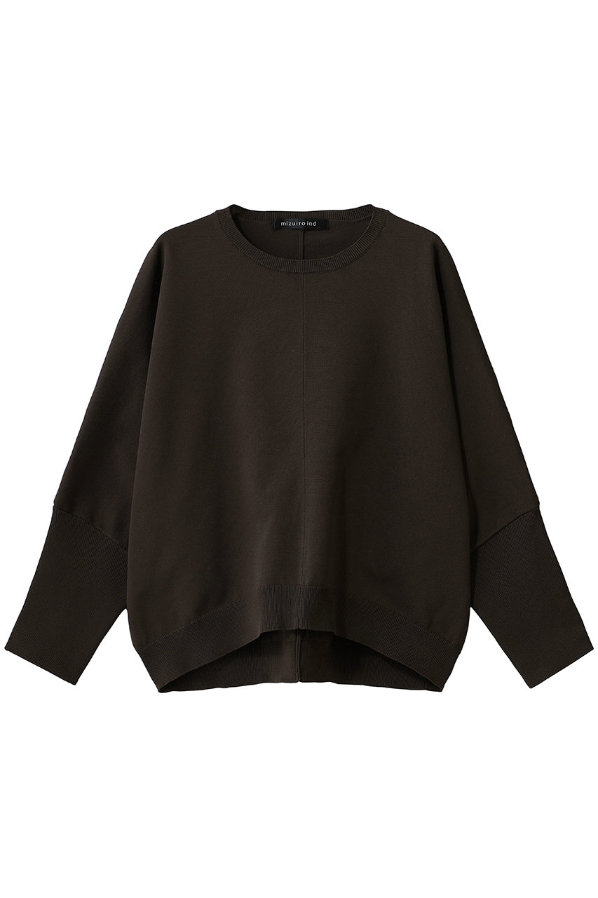 mizuiro ind cocoon P/O プルオーバー (brown, F) ミズイロインド ELLE SHOP