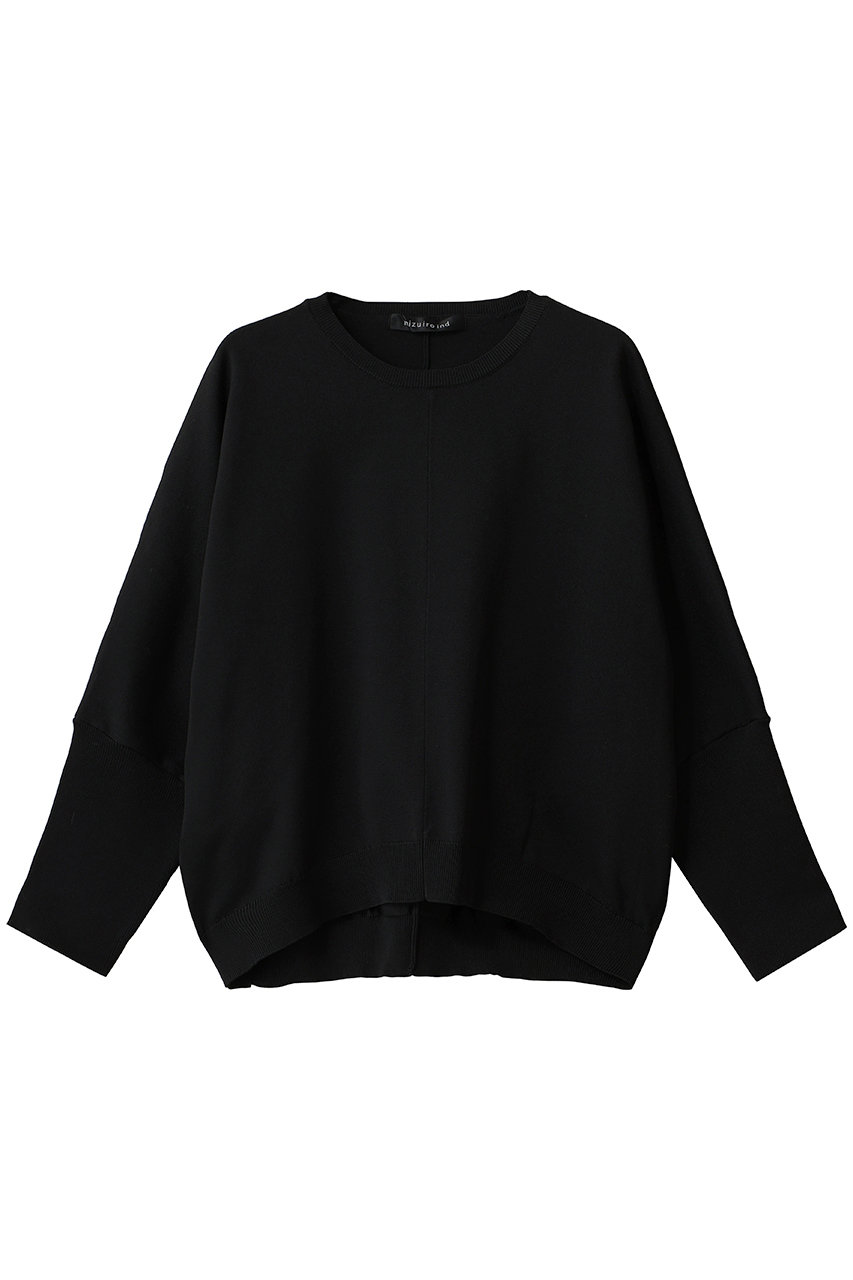 mizuiro ind cocoon P/O プルオーバー (black, F) ミズイロインド ELLE SHOP
