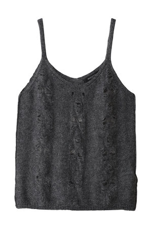 ミズイロインド/mizuiro indのsheer pattern camisole  vest ベスト(110300/110301)