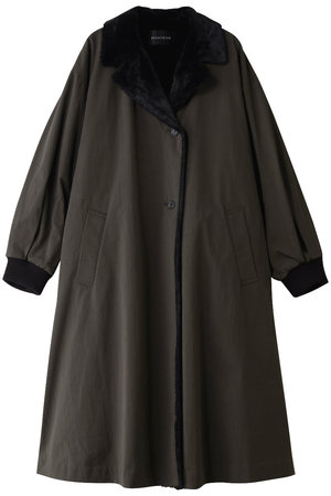 ミズイロインド/mizuiro indのback boa coat コート(110900/110903)