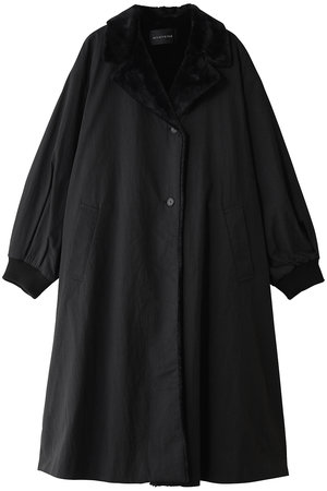 ミズイロインド/mizuiro indのback boa coat コート(110900/110903)