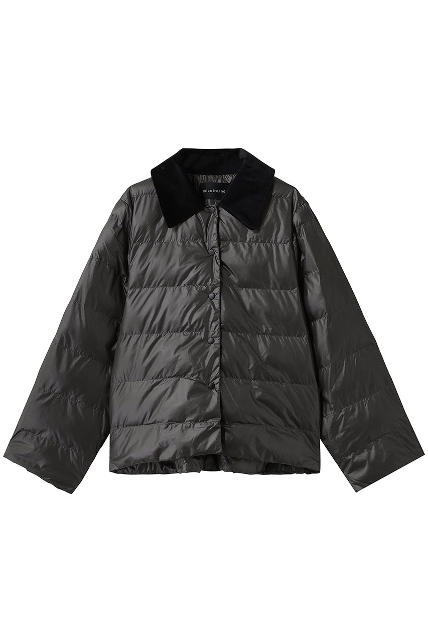 mizuiro ind quilt blouson ブルゾン (c.gray, F) ミズイロインド ELLE SHOP