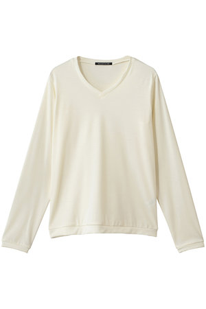 ミズイロインド/mizuiro indのwool blend  V  neck  T Tシャツ(110100/110103)
