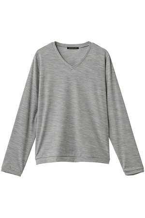 ミズイロインド/mizuiro indのwool blend  V  neck  T Tシャツ(110100/110103)