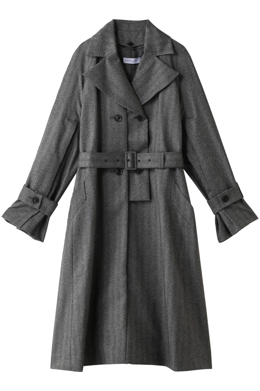 SALE 【60%OFF】 SAYAKA DAVIS サヤカ デイヴィス レイヤードカラーコート ヘリンボーン
