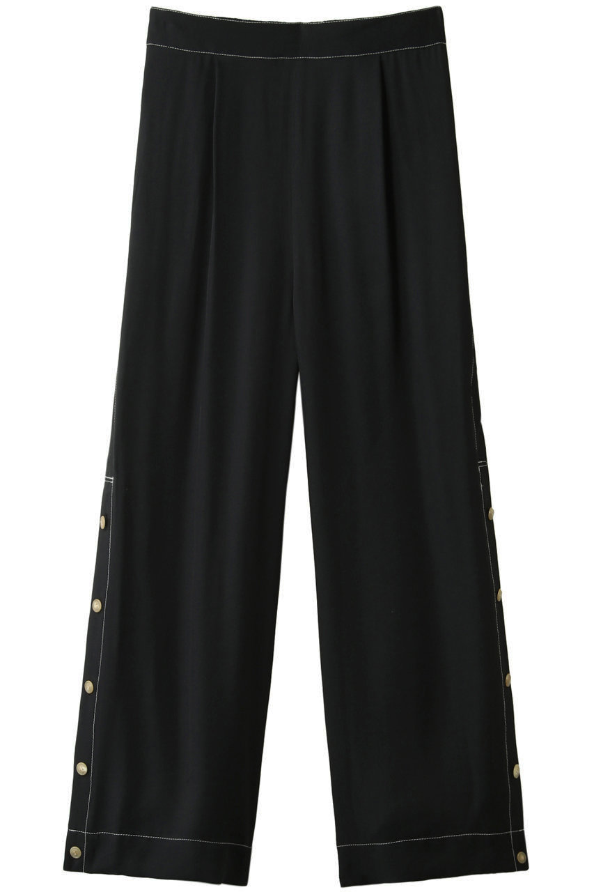 SALE 【50%OFF】 SAYAKA DAVIS サヤカ デイヴィス オープンヘムパンツ ブラック