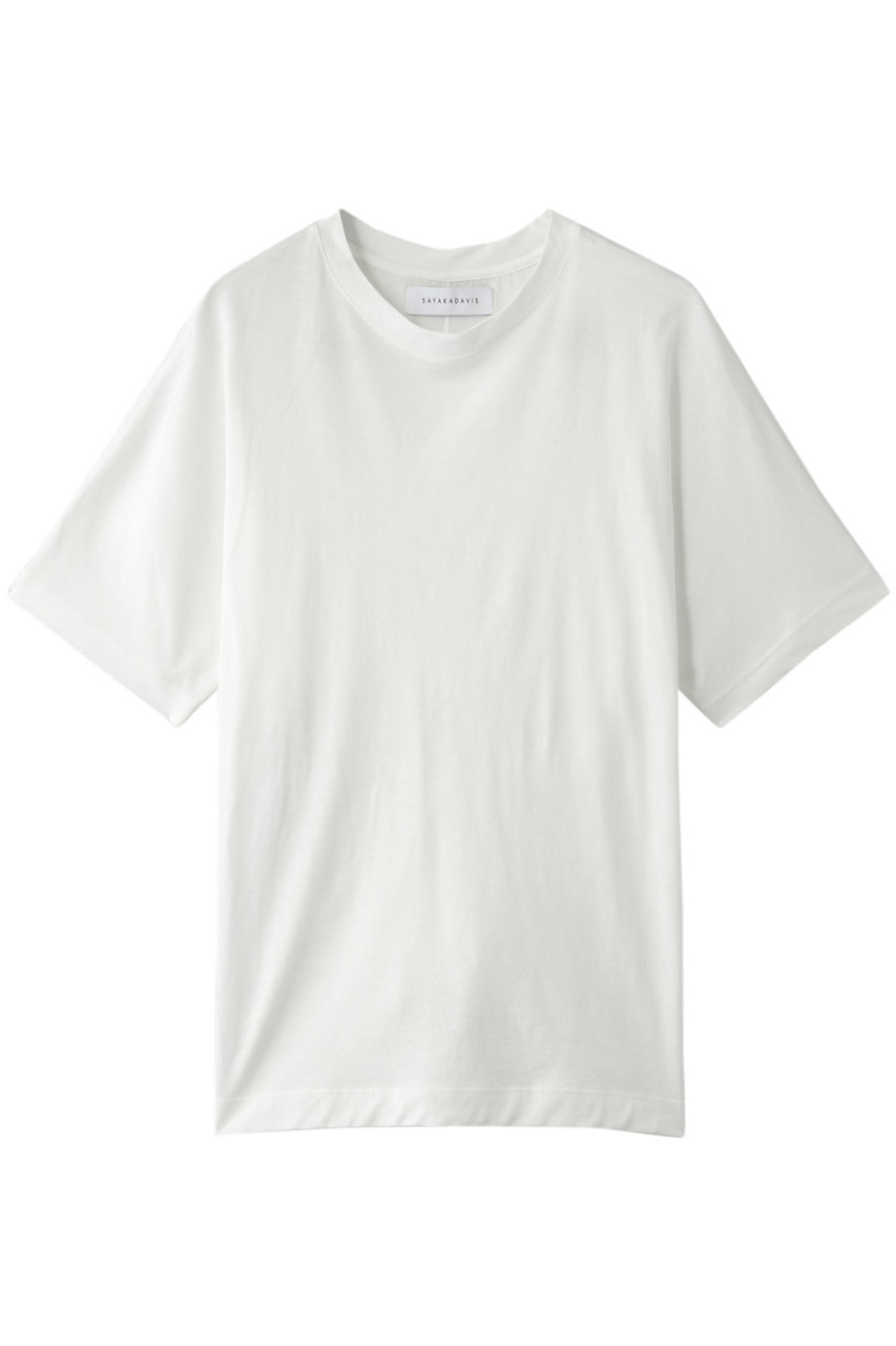 SALE 【50%OFF】 SAYAKA DAVIS サヤカ デイヴィス バッククロップドTシャツ オフホワイト