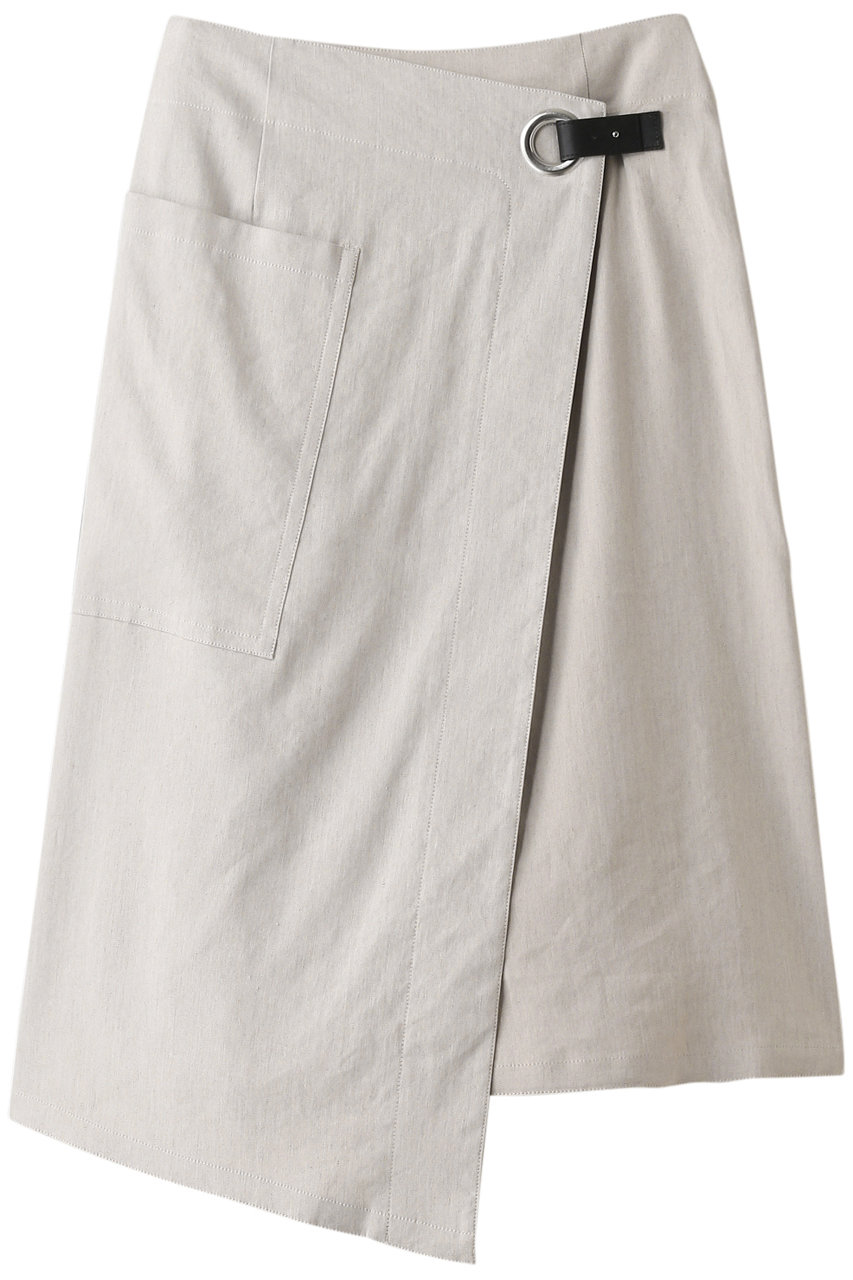 SALE 【50%OFF】 SAYAKA DAVIS サヤカ デイヴィス アイレットラップスカート ヘザーグレー
