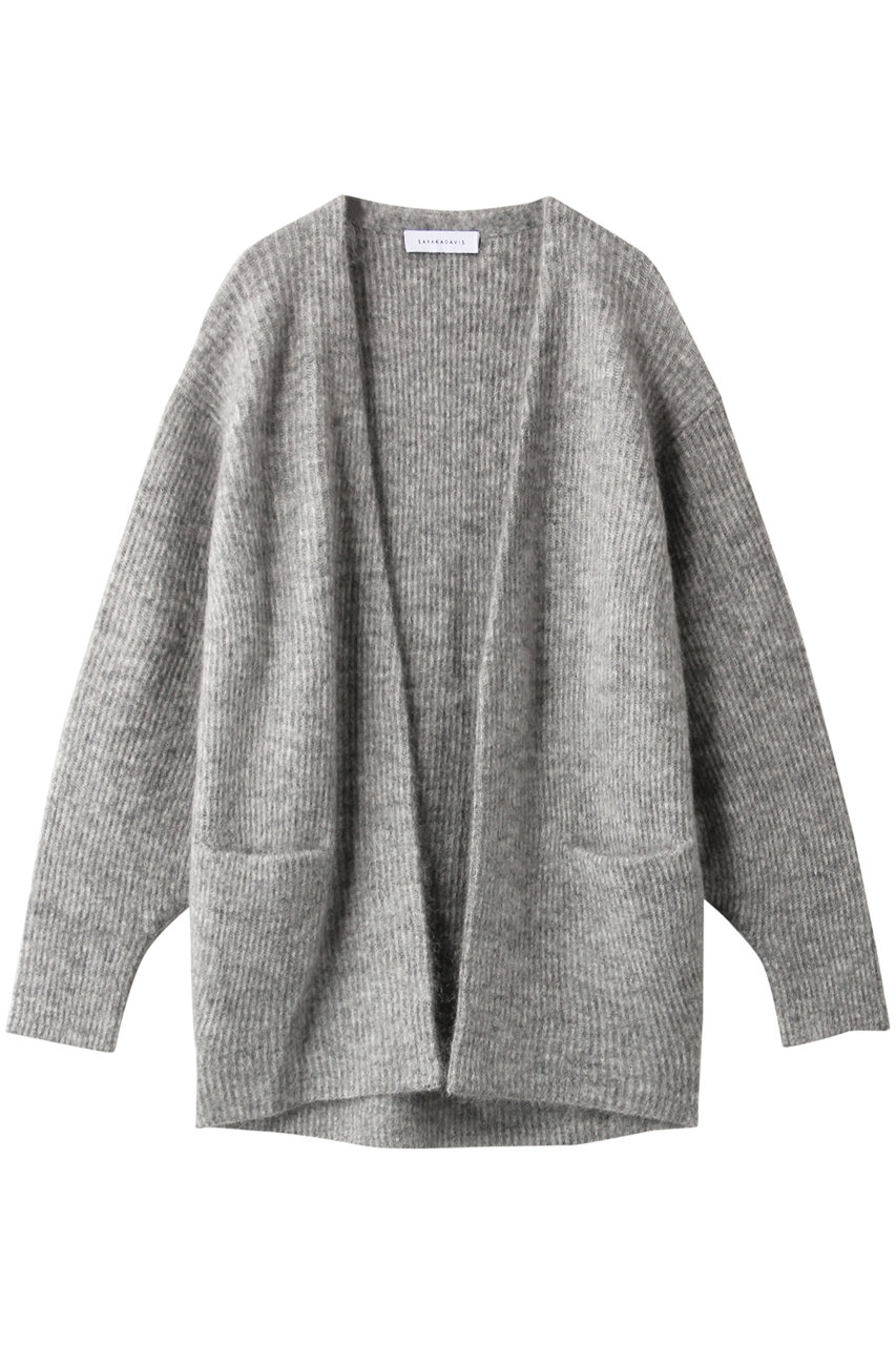 SALE 【40%OFF】 SAYAKA DAVIS サヤカ デイヴィス モヘヤニットコクーンカーディガン ミスト